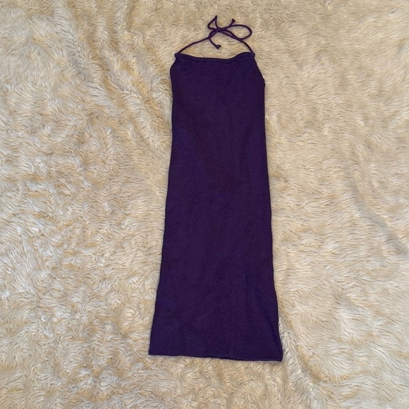 NWT Bond-Eye Imogen Dress in Purple Dahlia Shimmer - One Size - Picture 4 of 7
